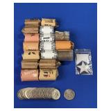 (17) ROLLS OF HALF DOLLARS (ASSORTED)