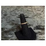 2.2G 14K ENGRAVED WITH INITIALS BAND RING SIZE 5.5