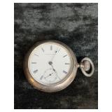 WALTHAM WATCH CO. POCKET WATCH W/ STERLING CASE