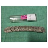 ROLL OF MERCURY DIMES