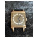14K LONGINES WRISTWATCH - 17 JEWELS MARKED