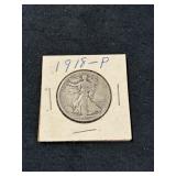 1918 WALKING LIBERTY SILVER HALF DOLLAR