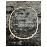 20.1G STERLING SILVER FLAT NECKLACE