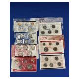 1999 & 2001 P & D US MINT SETS (4 TOTAL)