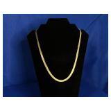 15.4G 14K GOLD 22" HERRINGBONE NECKLACE
