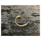 4.1G 10K BRACELET WITH RECTANGULAR DESIGN 7.5"