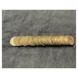 ROLL OF WAR NICKELS (MIXED YEARS 1942-1945)