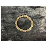 9.2G 14K BRACELET WITH HEART SHAPES 7"