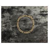 9.9G 14K GOLD 8" LINK STYLE BRACELET