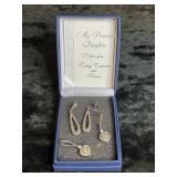 6.6G STERLING SILVER EARRINGS - 2 PAIR