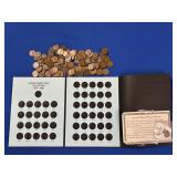 (EMPTY) LINCOLN WHEAT-EAR CENT COLLECTION BOOK