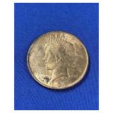1922 US SILVER PEACE DOLLAR