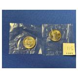 (2) 1979 UNC SUSAN B ANTHONY DOLLAR COINS