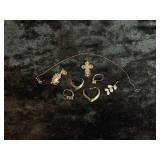 MIXED GOLD JEWELRY: 1.3 G OF 10K & 2.3 OF 14K