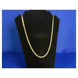14.3G 14K HERRINGBONE NECKLACE 23.5"