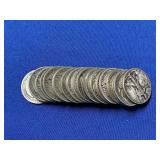 ROLL OF SILVER WALKING LIBERTY HALF DOLLARS
