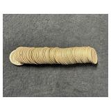 ROLL OF MERCURY SILVER DIMES