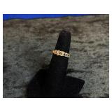 UNMARKED 2.1G RING SIZE 5 - TESTS 14K