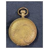 ENGRAVED POCKET WATCH-INSIDE MARKED COLUMBIA U.S.A