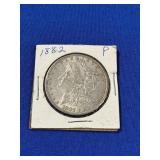 1882-O MORGAN SILVER DOLLAR