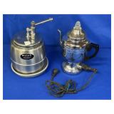 THE WYOTT CREAM DISPENSER & FARBERWARE PERCULATOR