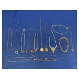 COSTUME JEWELRY NECKLACES  & CHARM BRACELET