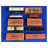 (6) LIONEL TRAIN CARS INCLUDING NO. 3472, 6462,