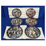 (4) DANBURY MINT 100TH ANNIVERSARY YANKEES PLATES