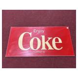 PLASTIC ENJOY COKE APPROX 42" X 22"