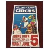 WALLACE BROS CIRCUS JOHNSTOWN PA ROXBURY PARK