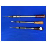(3) SPIRAL RATCHETING SCREWDRIVERS INCLUDING