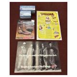 RED WING SHOE PAPER DISPLAY ICE CUBE & POSTER