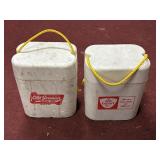 OLD EXPORT & OLD GERMAN STYROFOAM COOLERS