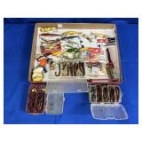 FISHING LURES, RUBBER WORMS, BOBBERS, PRO SERIES