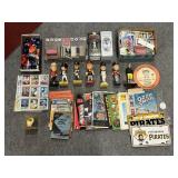 BOBBLEHEAD GIVEAWAY DOLLS, 1898 TOPPS MLB CARDS,