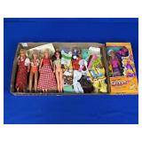 (5) SKIPPER DOLLS AND ACCESSORIES (CLOTHES, TENNIS