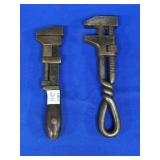 (2) VINTAGE MONKEY WRENCHES INCLUDING ACME CO.
