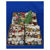 CHRISTMAS ORNAMENTS: DALMATION, SOME VINTAGE,