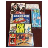 VINTAGE GAMES & BOARD GAMES IN BOXES INCLUDING