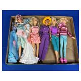 (5) NEWER MATTEL BARBIE DOLLS-SOME MARKED 2015
