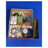 JUNK DRAWER LOT: HEINZ PICKLE PINS, TOKENS,