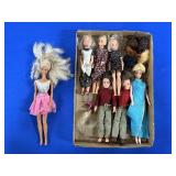 MATTEL MARKED 1973 VINTAGE DOLLS, WIGS, (1) MARKED