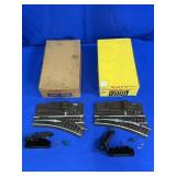 (2) LIONEL TRAINS NO. 112 REMOTE CONTROL SUPER "O"