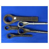 (2) SNAP-ON TUBULAR BOX WRENCHES, UNMARKED BOX