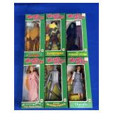 MEGO 1974 WIZARD OF OZ DOLL SET OF (6): DOROTHY &