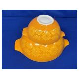 PYREX DAISY 1 1/2 QT & 4 QT MIXING BOWLS