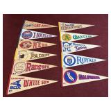 (11) MLB BASEBALL PENNANTS TO INCLUDE: CINCINNATI