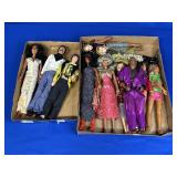 MEGO CORP 1976 SONNY  &  CHER DOLLS, 1975 DOLLS,