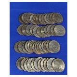 (49) EISENHOWER DOLLAR COINS