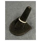 WRAP AROUND STONES .925 STERLING SILVER RING